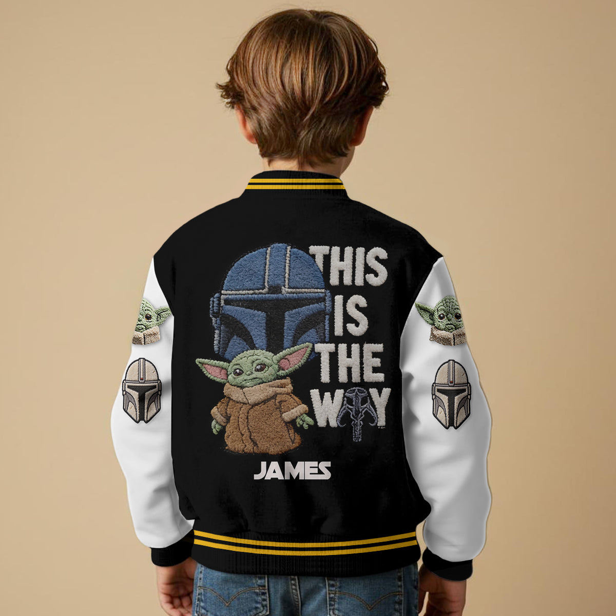 This Is The Way - Personalized The Force Varsity Jacket