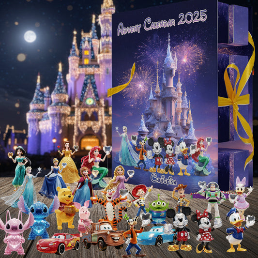 Magical Time - Personalized Mouse Folded Advent Calendar With Ornaments