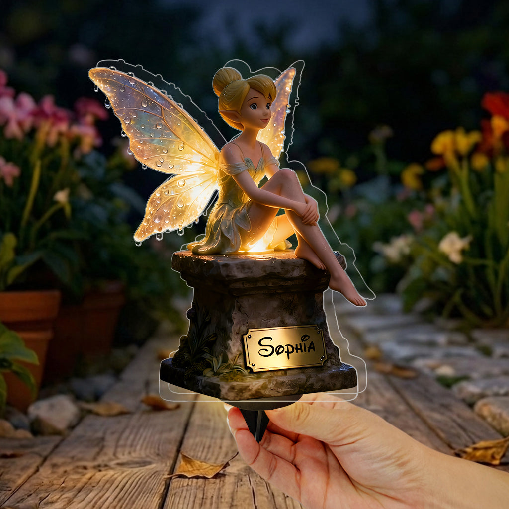 Magical Light - Personalized Flying Fairy Solar Acrylic Light