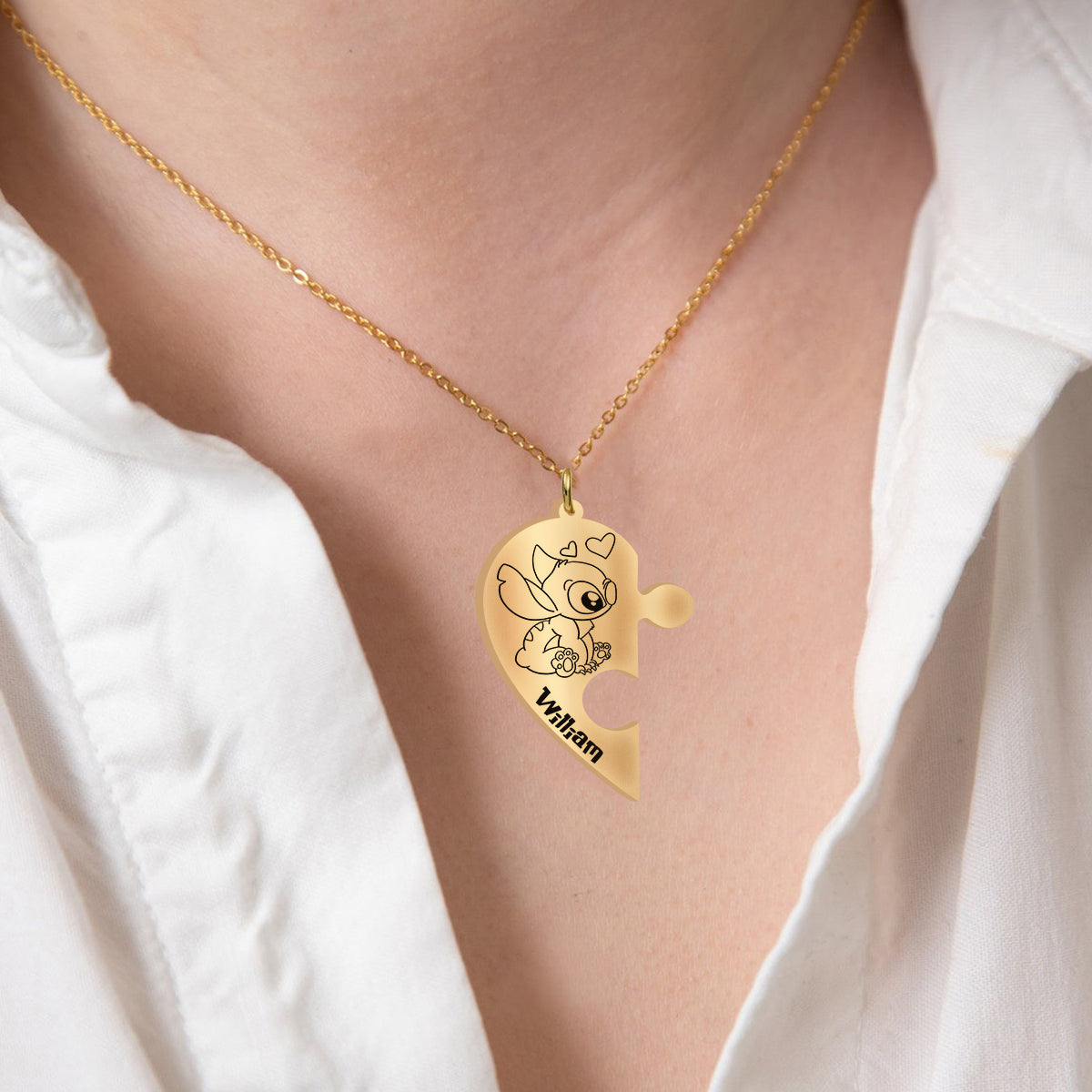 I'm Yours No Returns Or Refunds - Personalized Ohana Matching Pendant Necklace