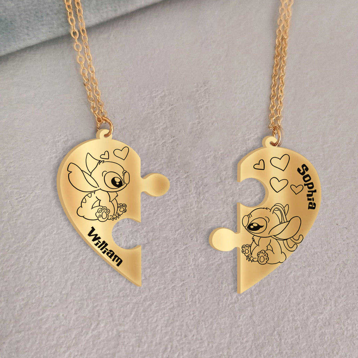 I'm Yours No Returns Or Refunds - Personalized Ohana Matching Pendant Necklace