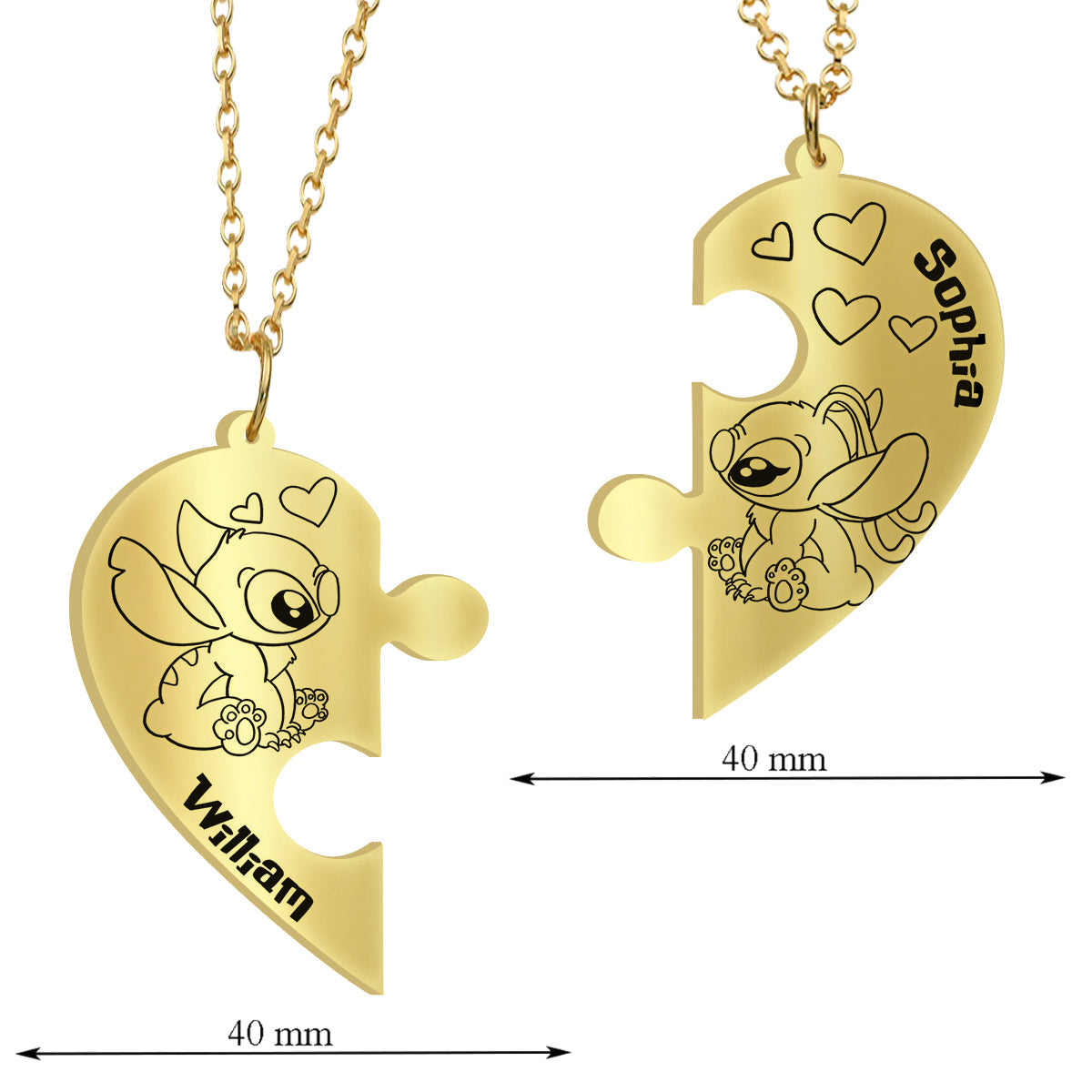 I'm Yours No Returns Or Refunds - Personalized Ohana Matching Pendant Necklace