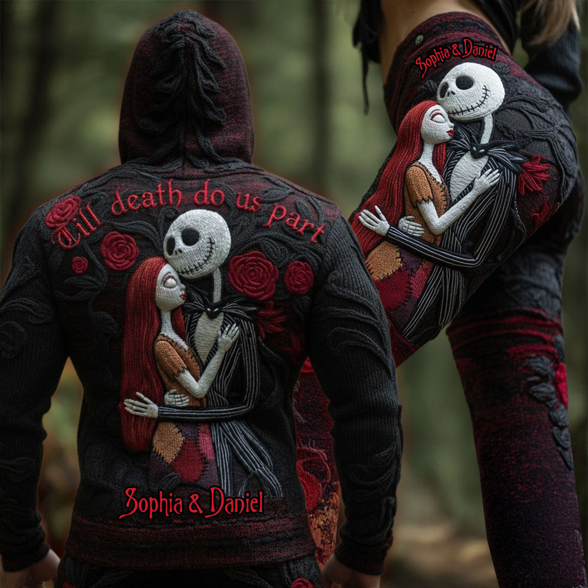 Till Death Do Us Part - Personalized Nightmare Hoodie and Leggings