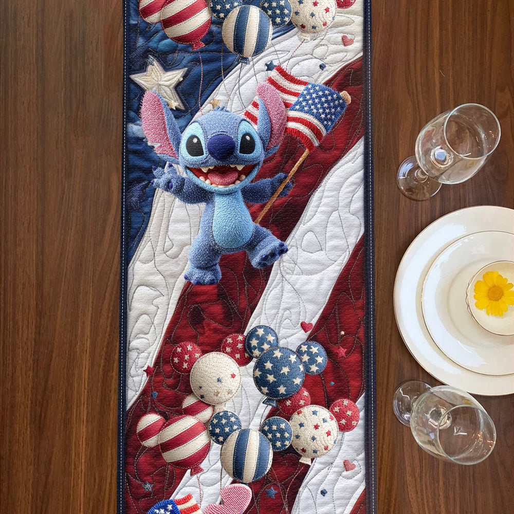 Stars And Stripes - Personalized Ohana Table Runner