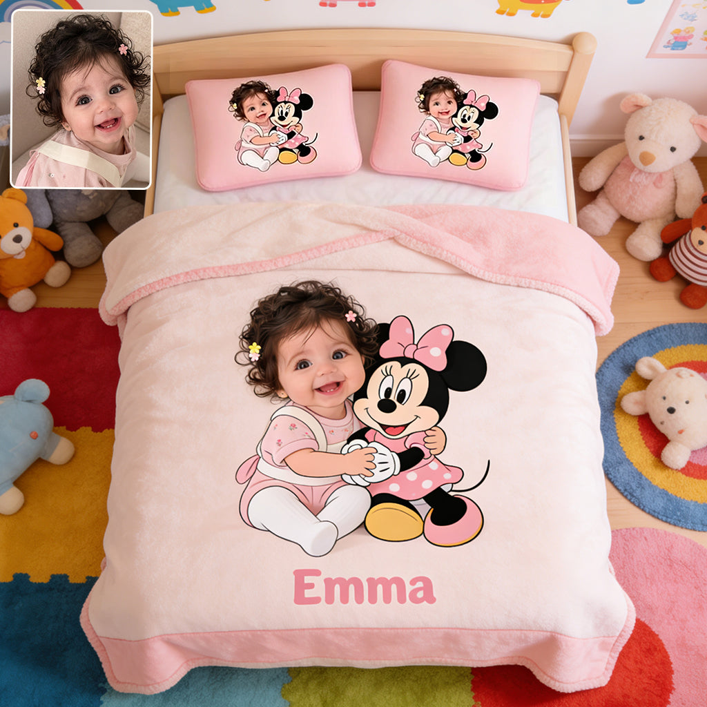 Magical Friends - Personalized Mouse Bedding Set