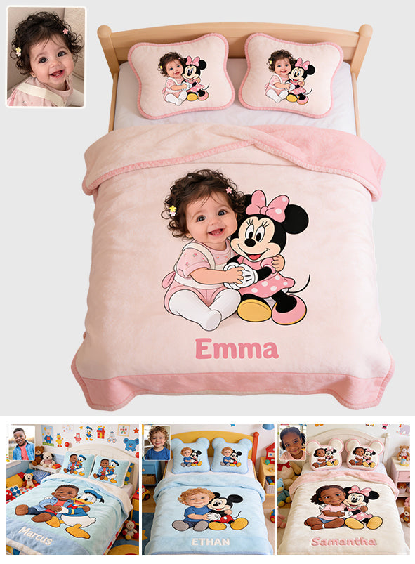 Magical Friends - Personalized Mouse Bedding Set