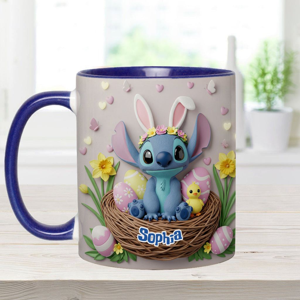 Happy Easter - Personalized Ohana Accent Mug