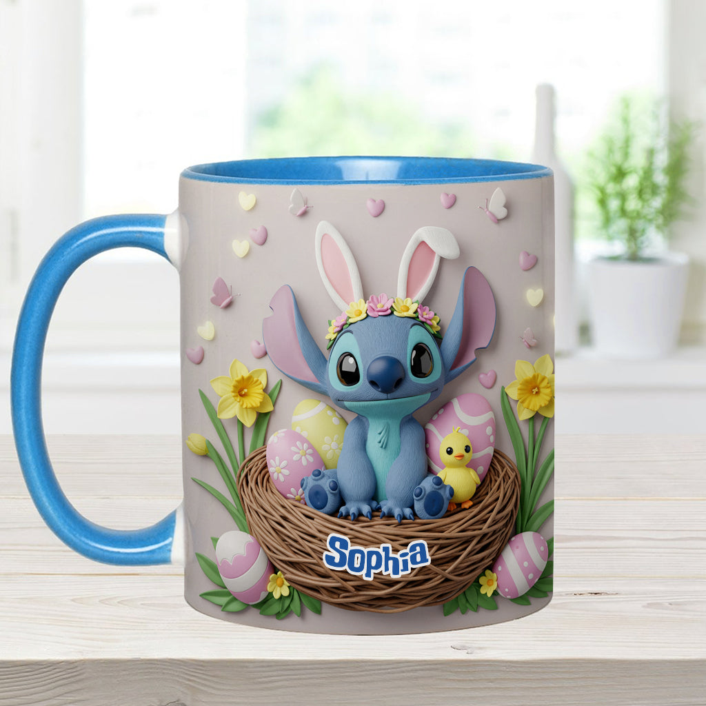 Happy Easter - Personalized Ohana Accent Mug