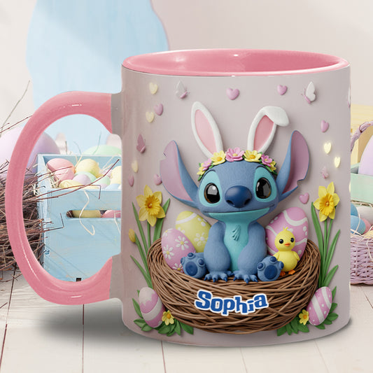 Happy Easter - Personalized Ohana Accent Mug