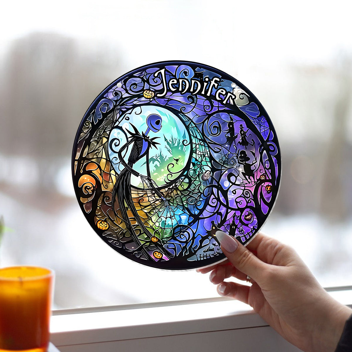 Nightmare - Personalized Nightmare Window Hanging Suncatcher Ornament