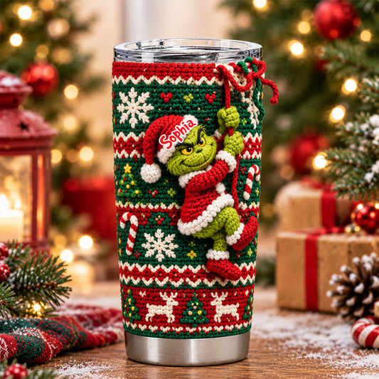 Merry Christmas - Personalized Stole Christmas Tumbler