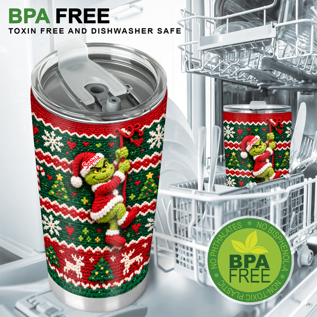 Merry Christmas - Personalized Stole Christmas Tumbler