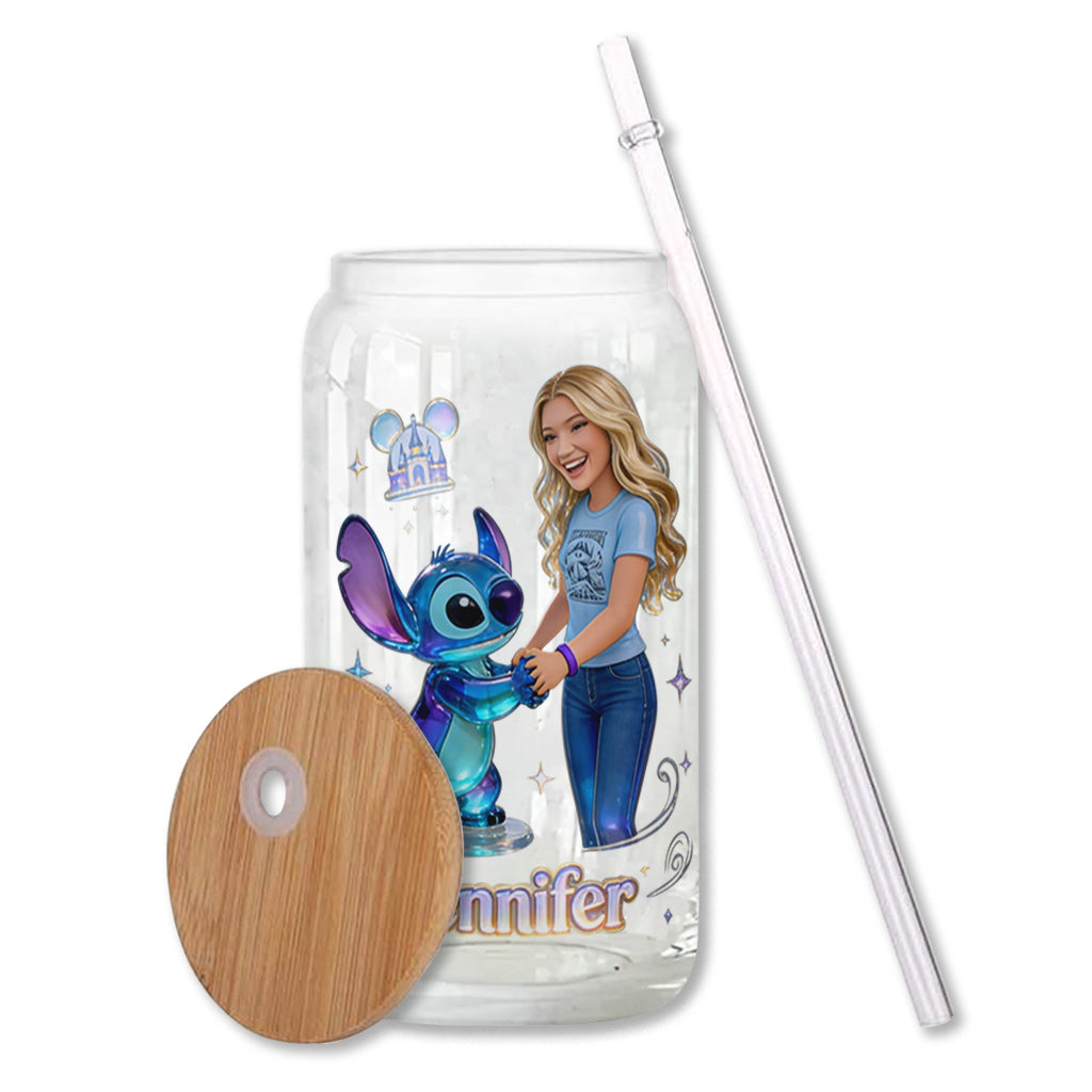 Best Friends - Personalized Ohana Can Glass