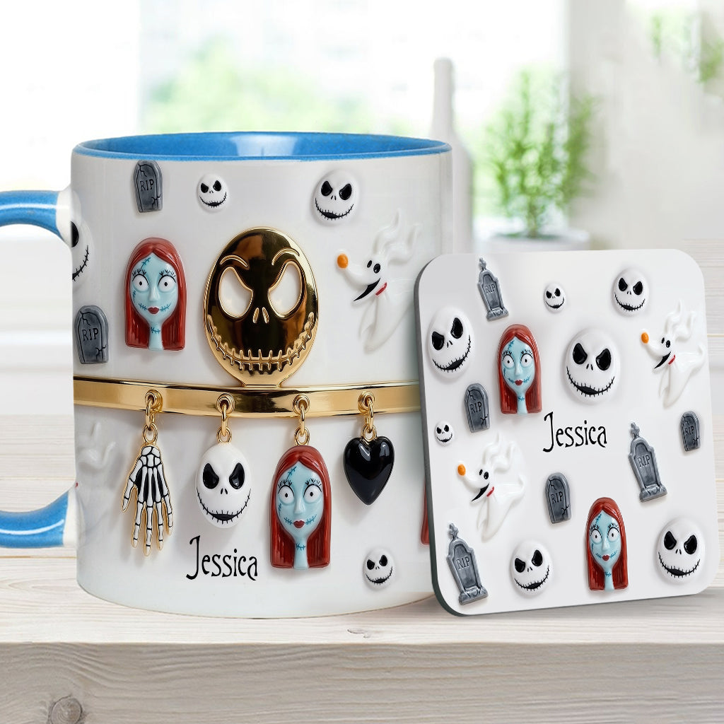 The Nightmare - Personalized Nightmare Accent Mug & Coaster