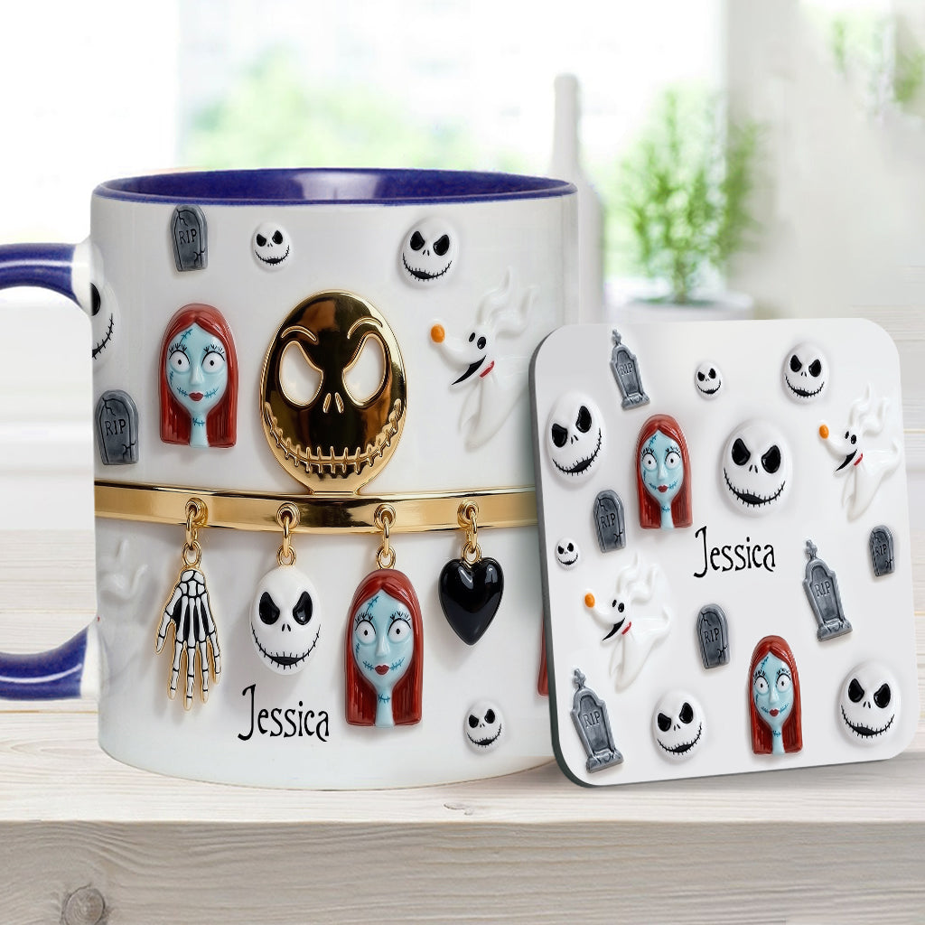 The Nightmare - Personalized Nightmare Accent Mug & Coaster