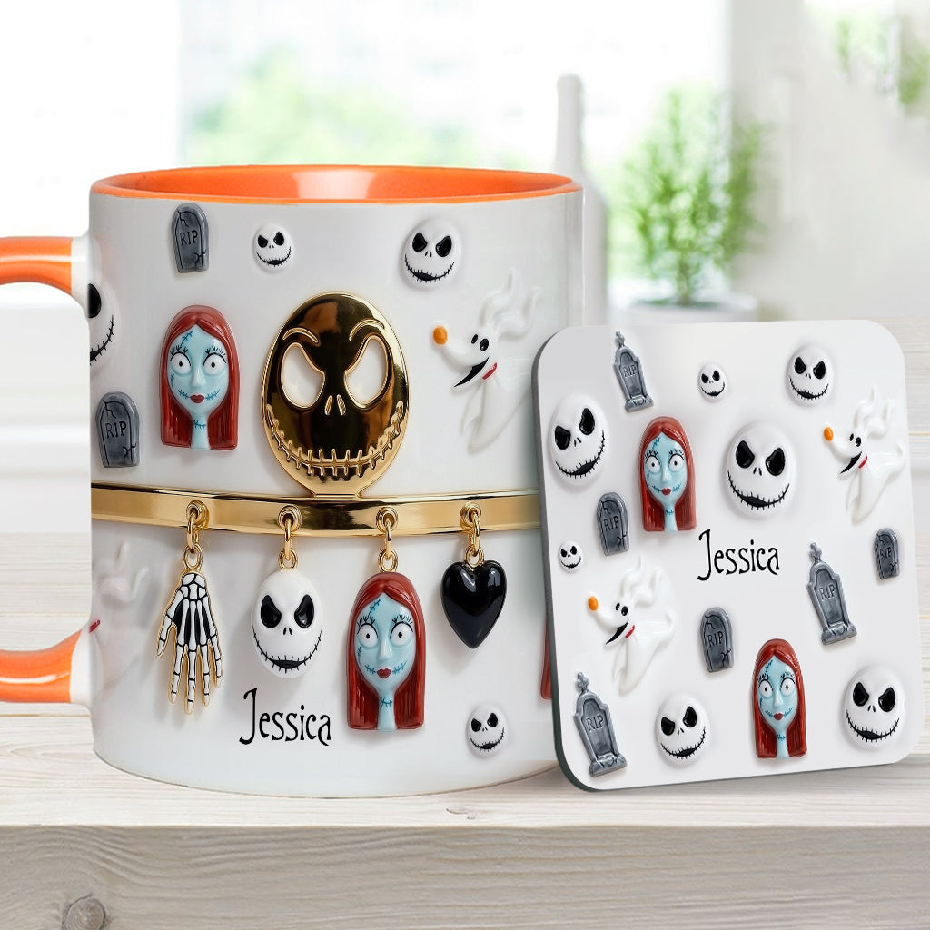 The Nightmare - Personalized Nightmare Accent Mug & Coaster