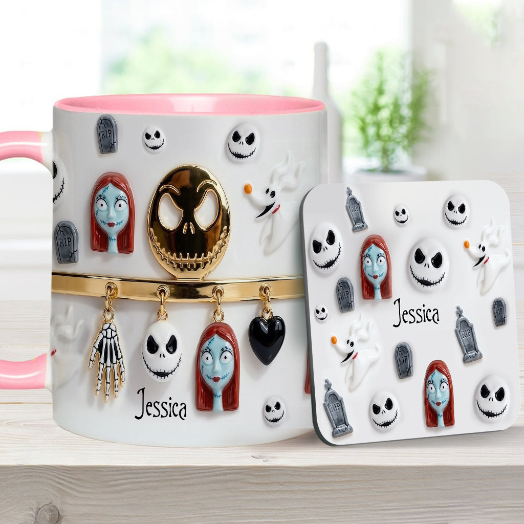 The Nightmare - Personalized Nightmare Accent Mug & Coaster