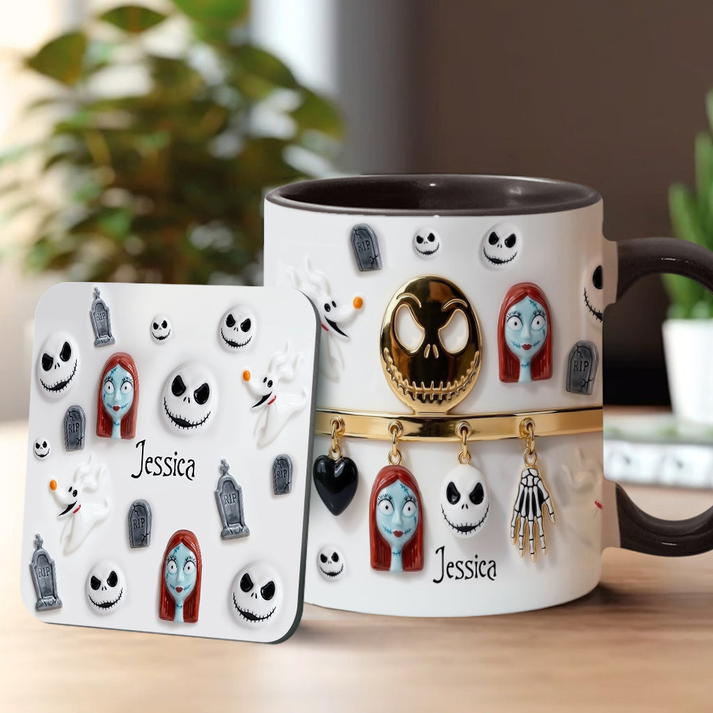The Nightmare - Personalized Nightmare Accent Mug & Coaster