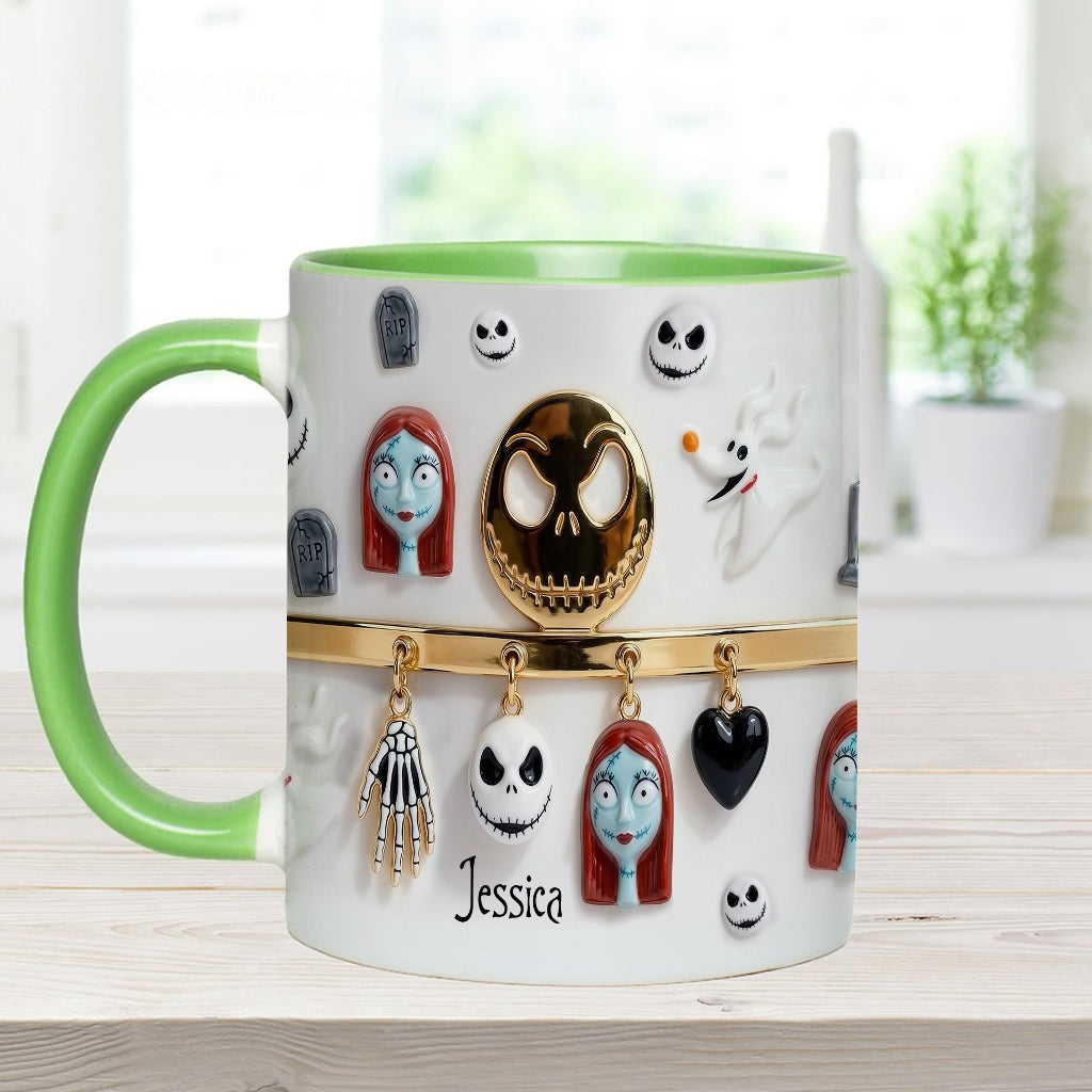 The Nightmare - Personalized Nightmare Accent Mug & Coaster