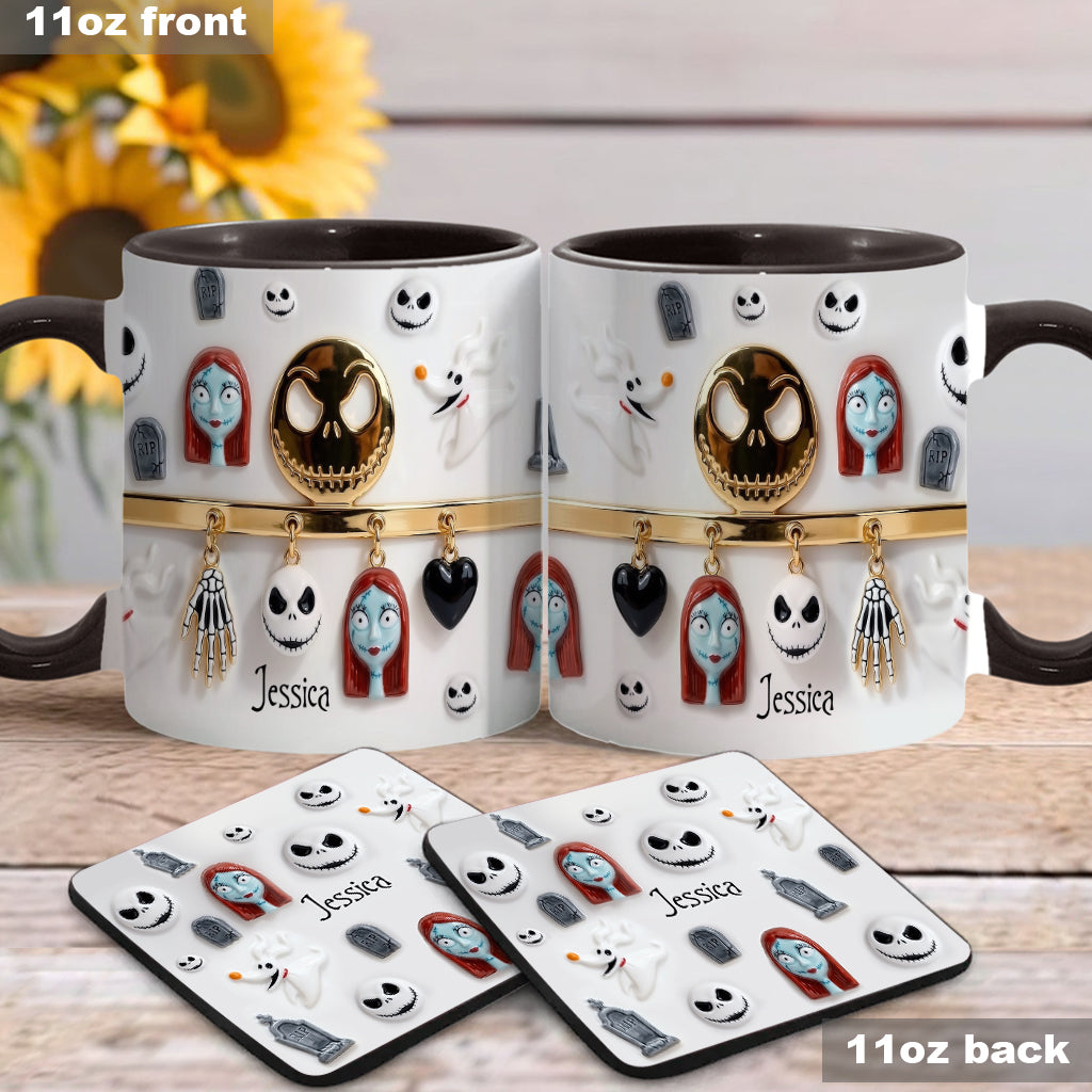 The Nightmare - Personalized Nightmare Accent Mug & Coaster