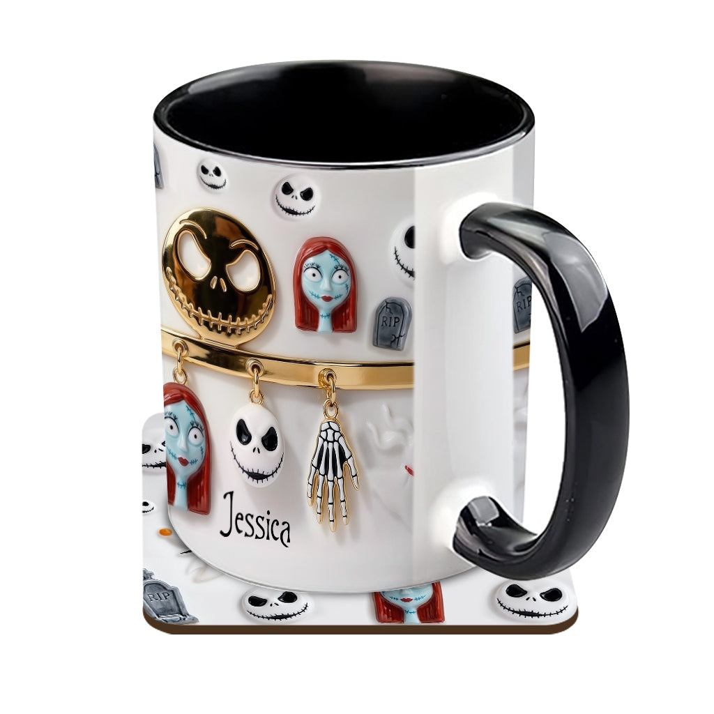 The Nightmare - Personalized Nightmare Accent Mug & Coaster