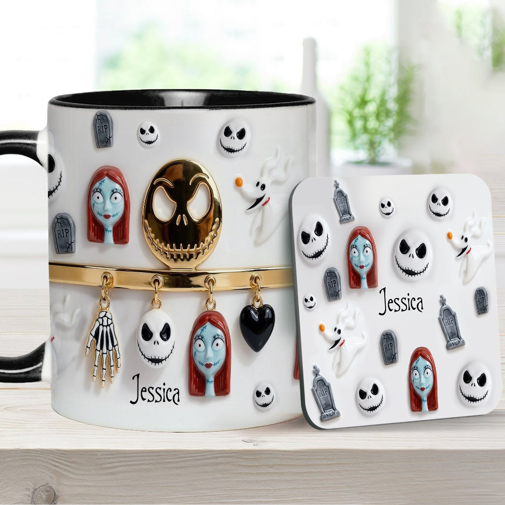 The Nightmare - Personalized Nightmare Accent Mug & Coaster