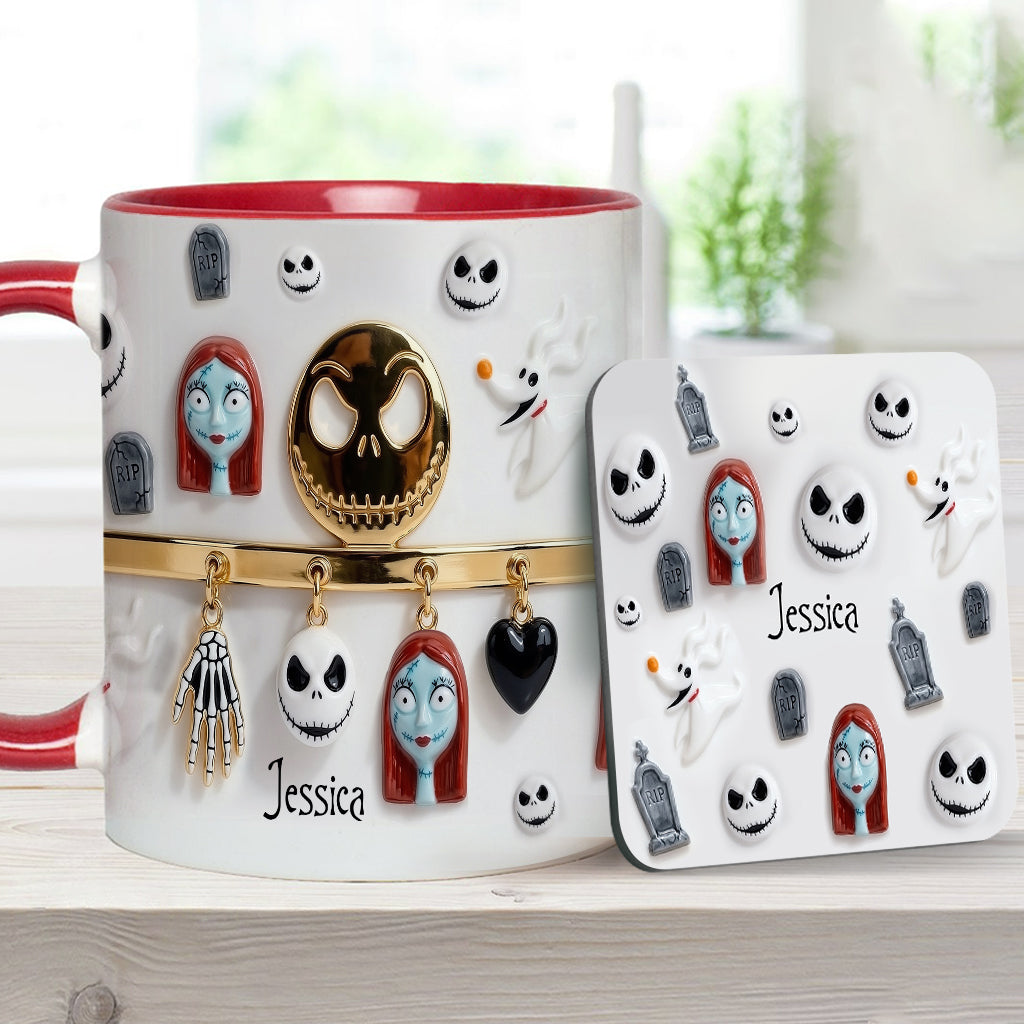 The Nightmare - Personalized Nightmare Accent Mug & Coaster