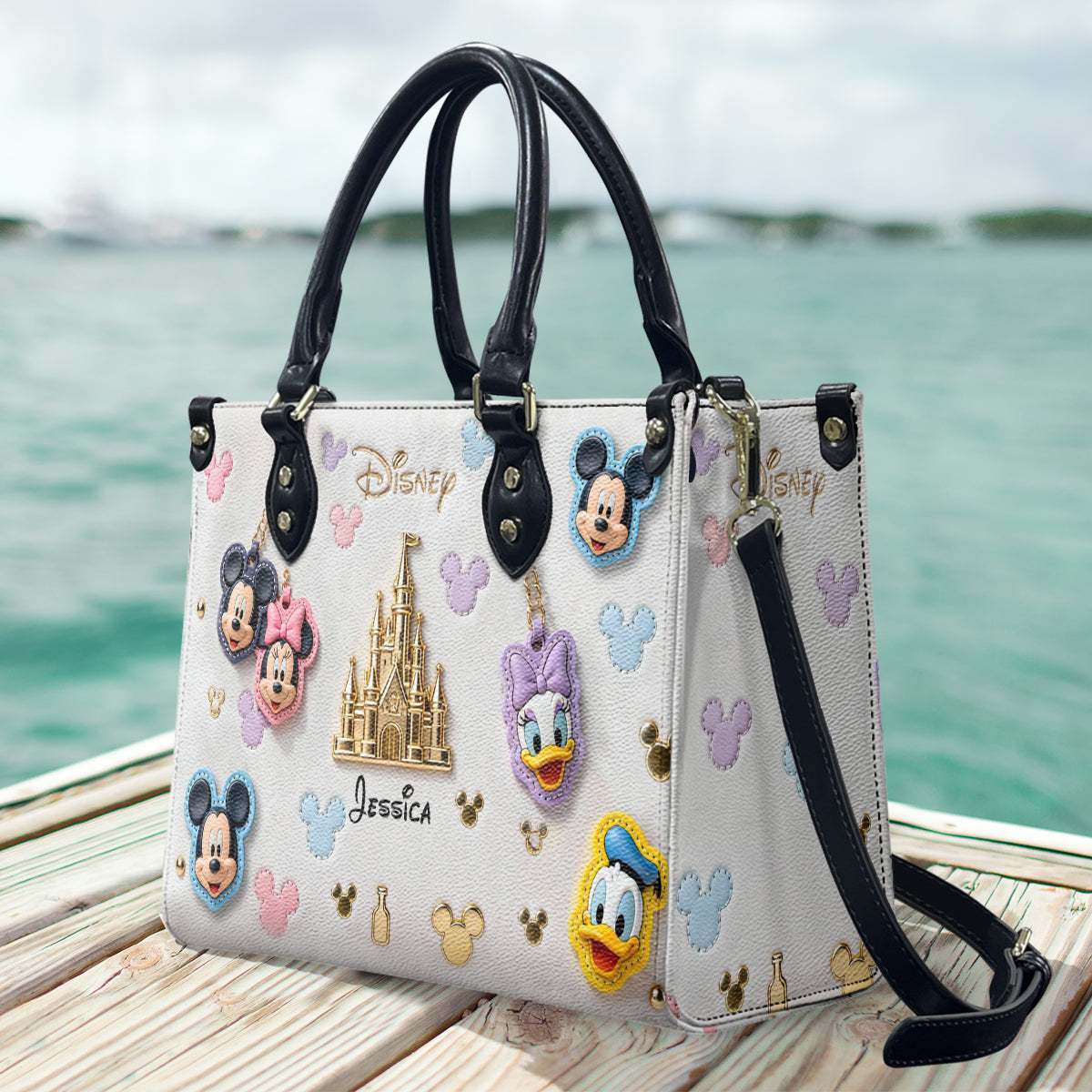 Friends - Personalized Mouse Leather Handbag