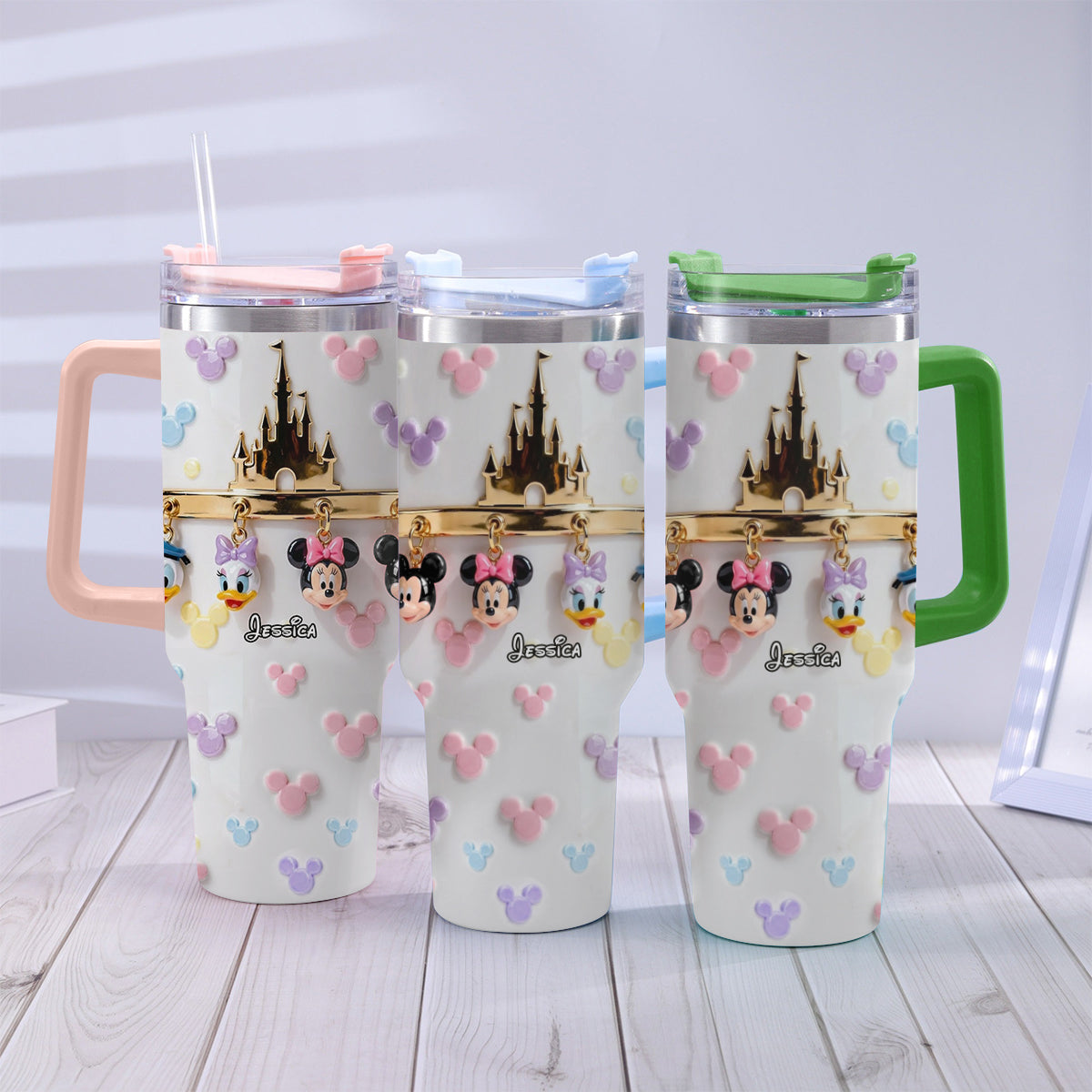 Friends - Personalized Mouse Tumbler With Handle