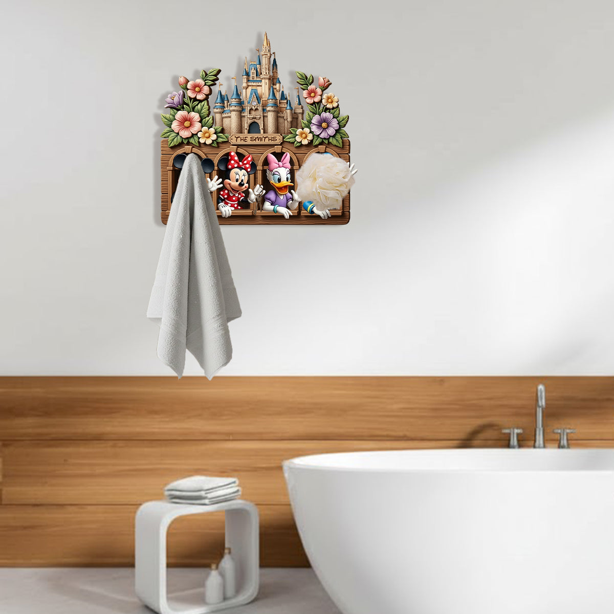 Welcome Home Magical Friends - Personalized Mouse Shaped Hanging Organizer