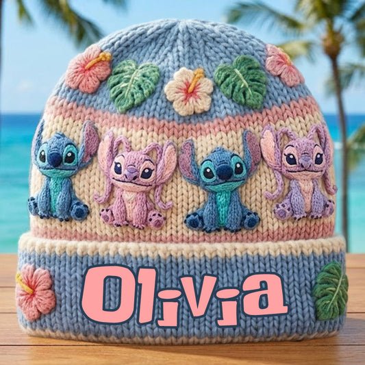 Ohana Vibe - Personalized Ohana Beanie Hat