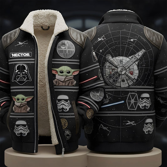 May The Force Be With You - Personalized The Force Zip Jacket