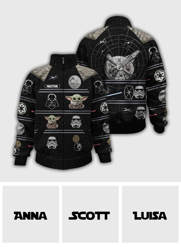 May The Force Be With You - Personalized The Force Zip Jacket