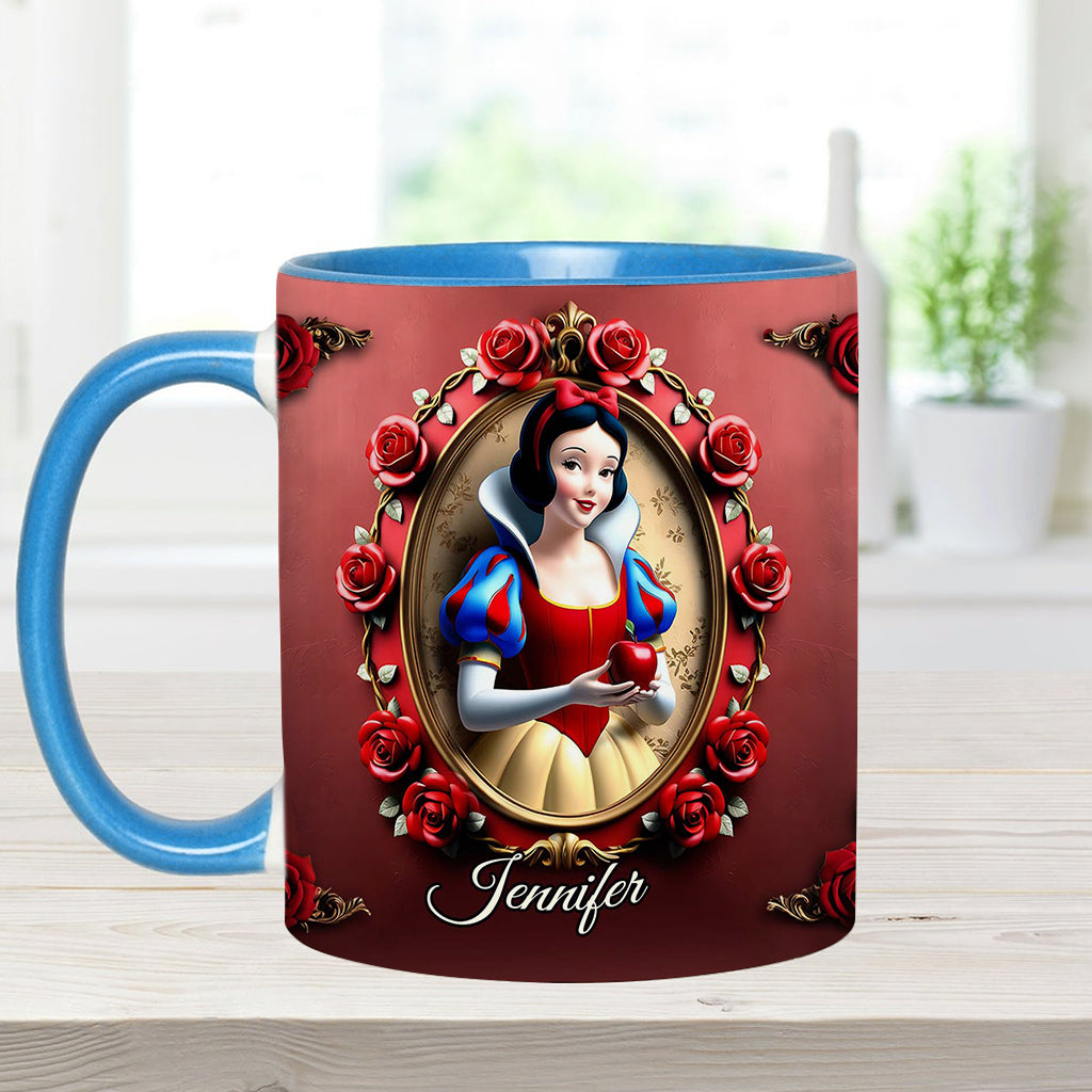 Beautiful Princess - Personalized Mouse Accent Mug