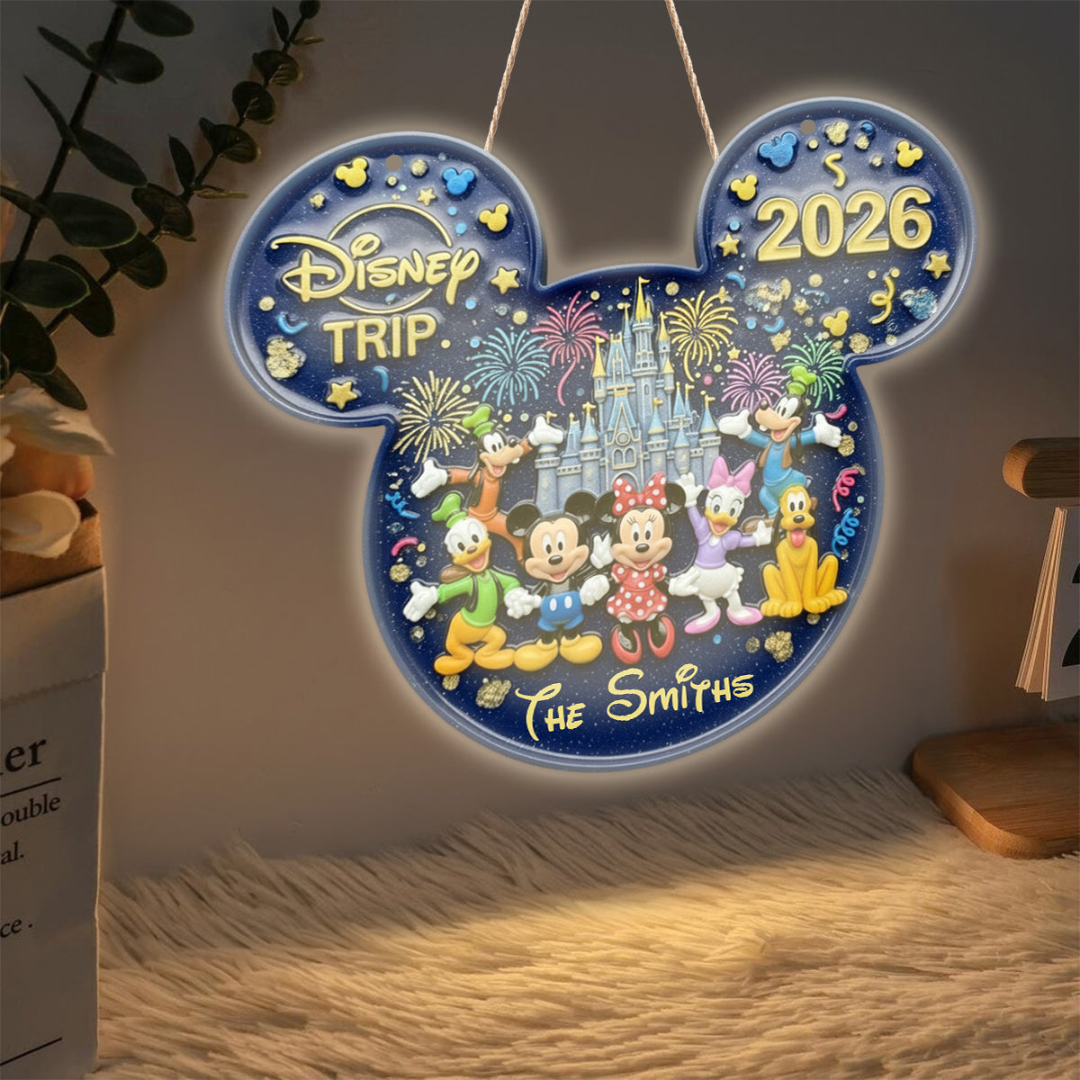 Magical Trips - Personalized Mouse LED Light Acrylic Sign