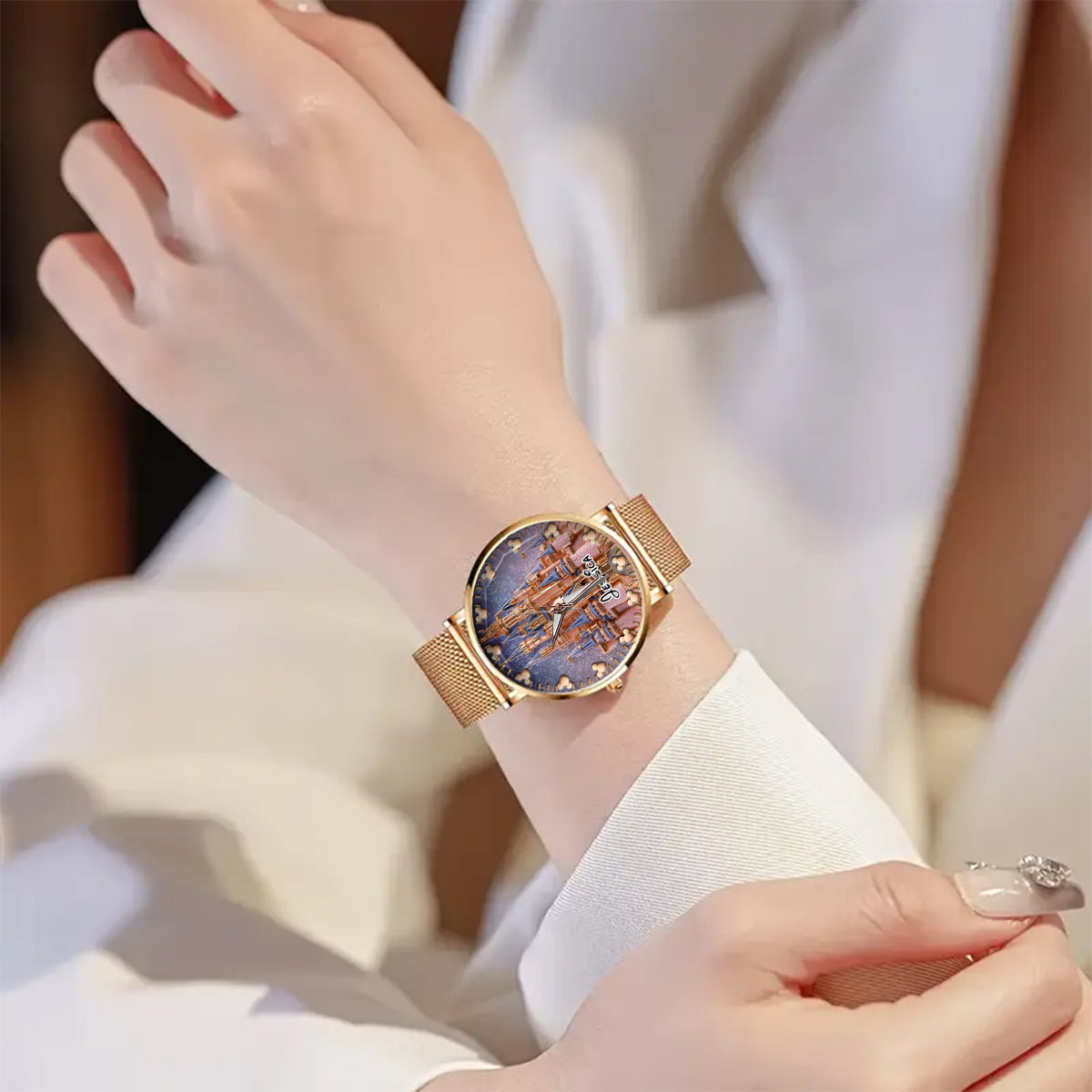Magical Moments - Personalized Mouse Women Hand Watch