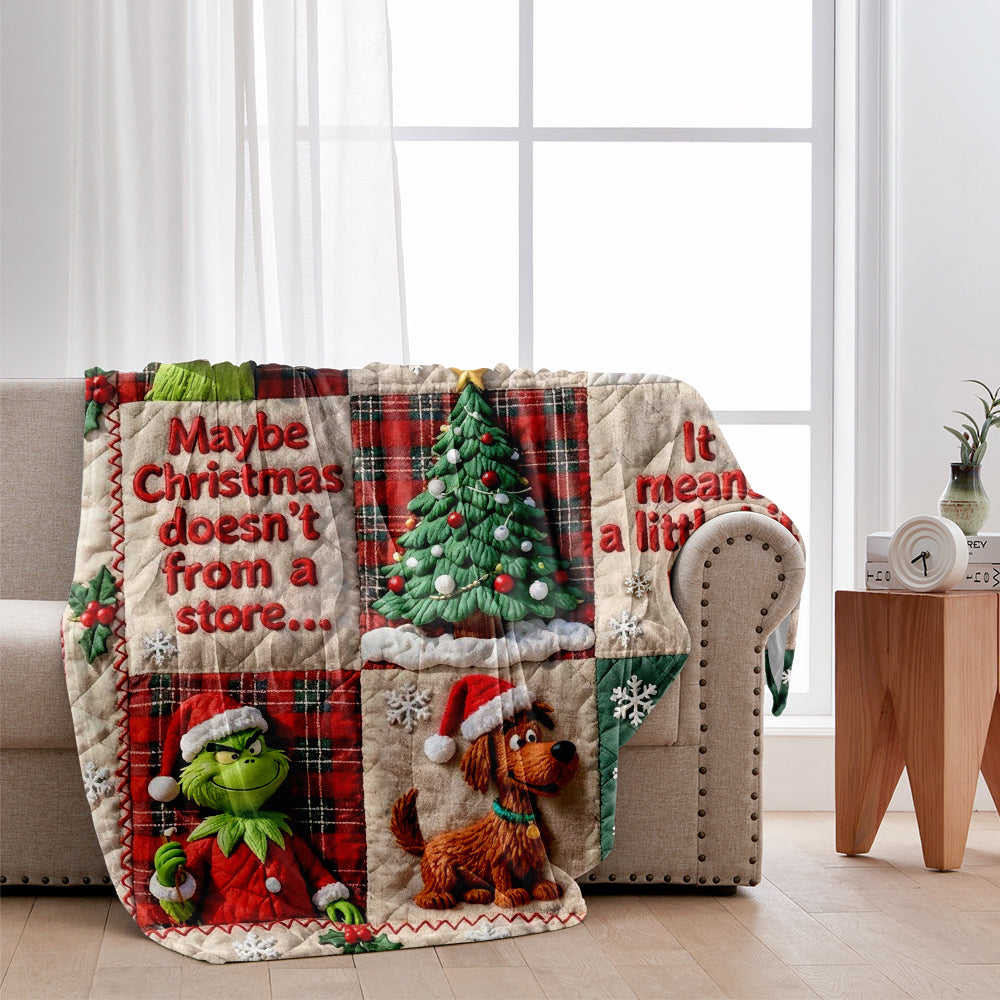 Merry Christmas - Personalized Stole Christmas Blanket