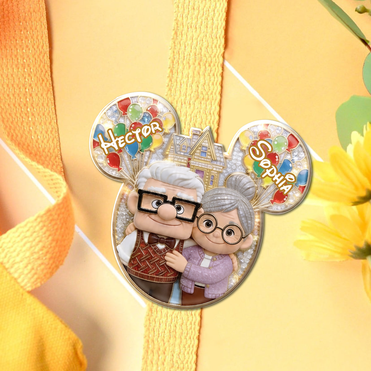 My Greatest Adventure - Personalized Up Movie Couple Pin
