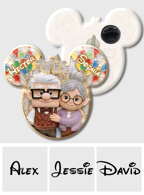 My Greatest Adventure - Personalized Up Movie Couple Pin