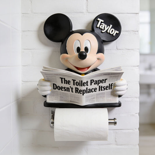 The Toilet Paper Doesn't Replace Itself - Personalized Mouse Toilet Paper Holder