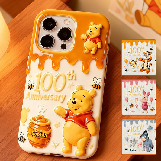 Honey Bear 100th Anniversary - Personalized Bear Full Print Phone Case