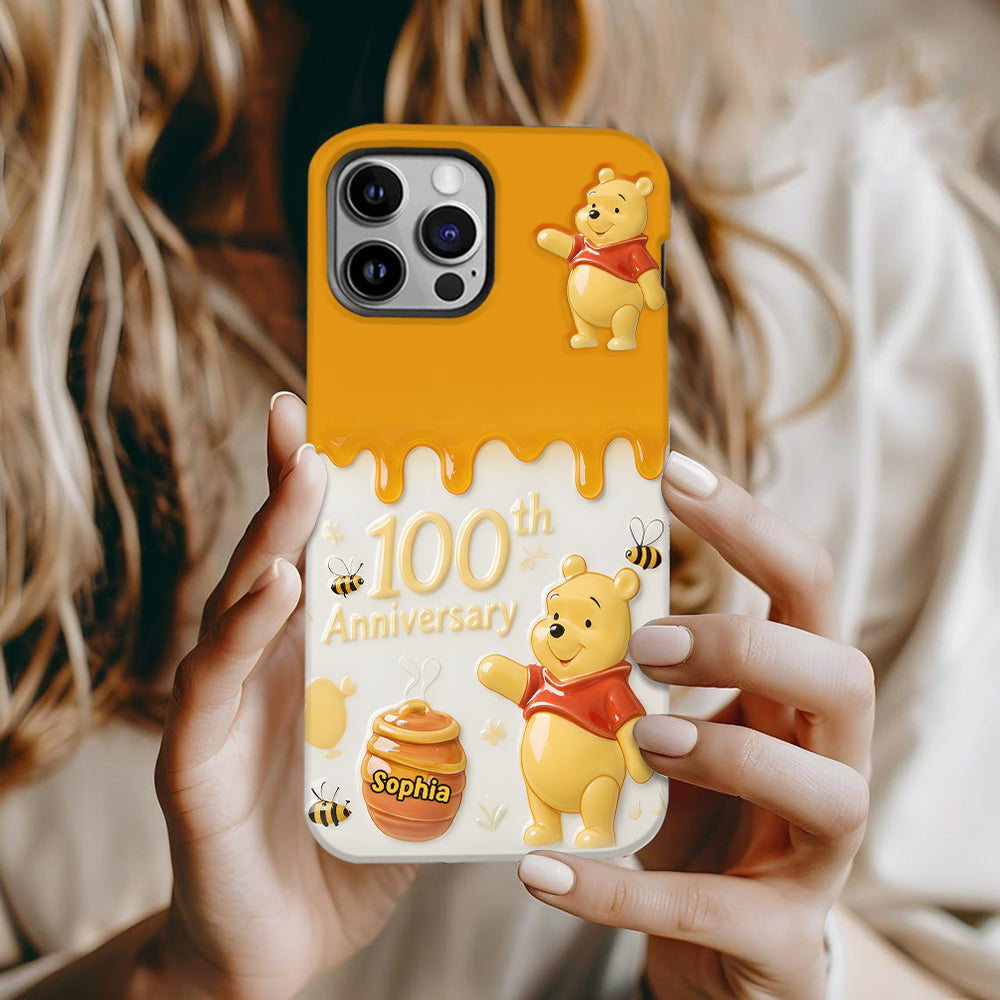 Honey Bear 100th Anniversary - Personalized Bear Full Print Phone Case