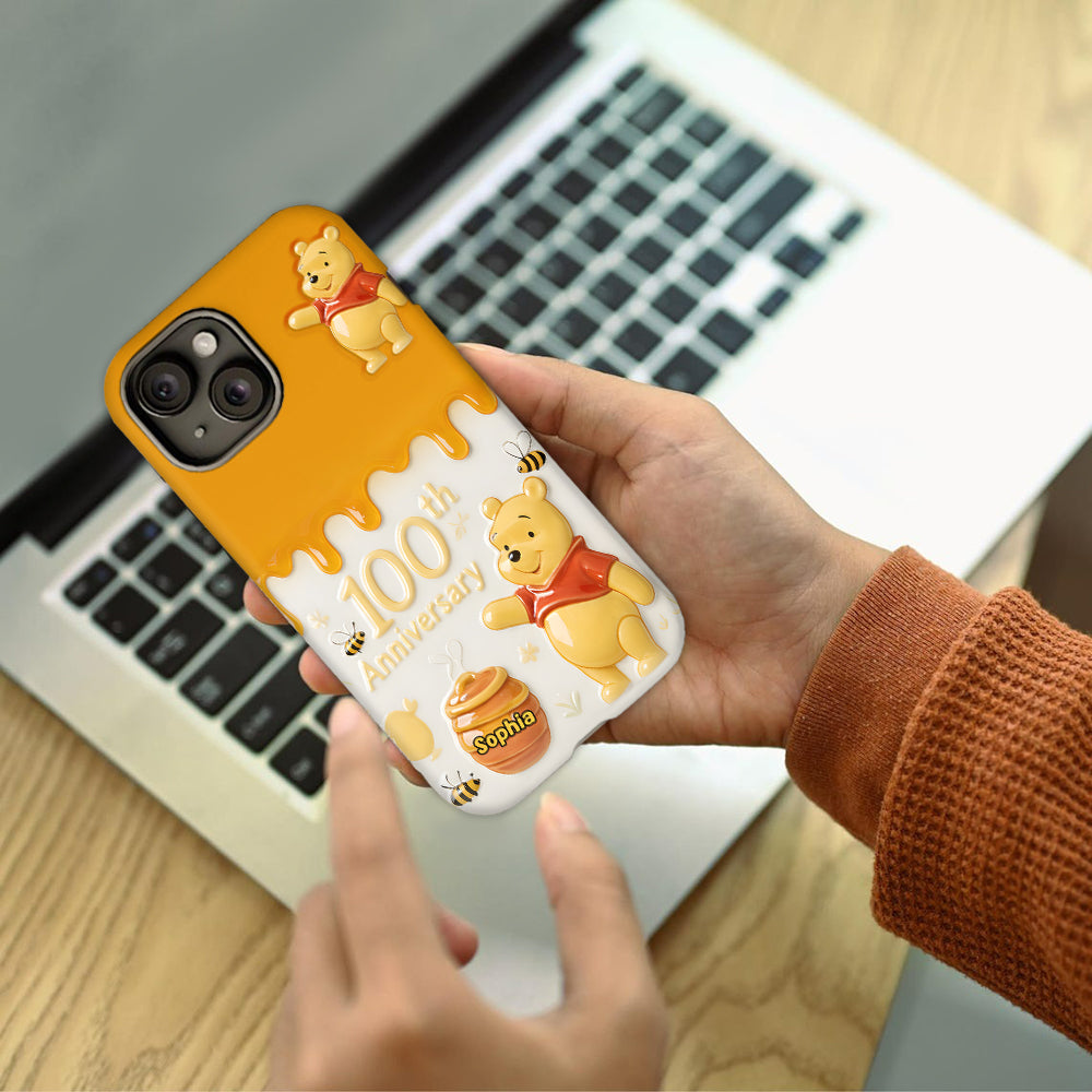 Honey Bear 100th Anniversary - Personalized Bear Full Print Phone Case