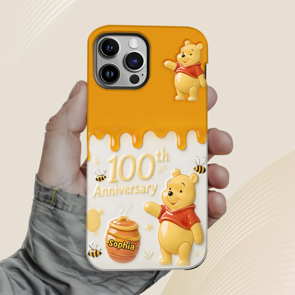 Honey Bear 100th Anniversary - Personalized Bear Full Print Phone Case