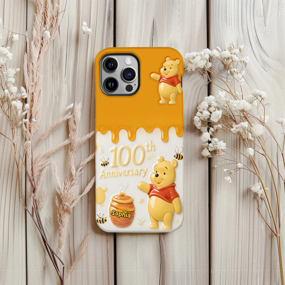 Honey Bear 100th Anniversary - Personalized Bear Full Print Phone Case