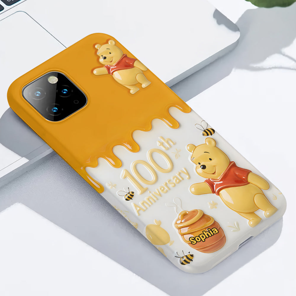 Honey Bear 100th Anniversary - Personalized Bear Full Print Phone Case