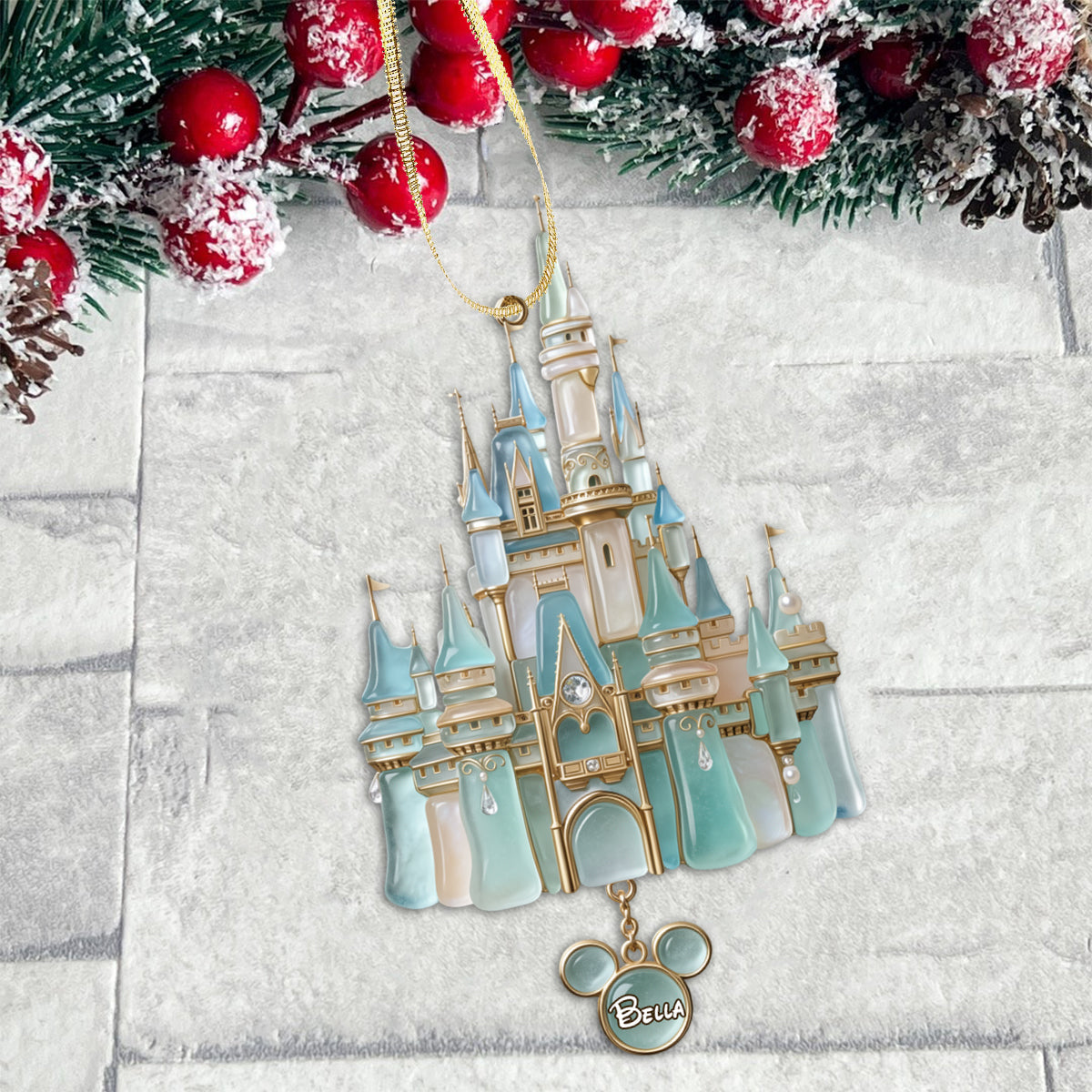 Magical Xmas - Personalized Dream Trip Ornament With Charm