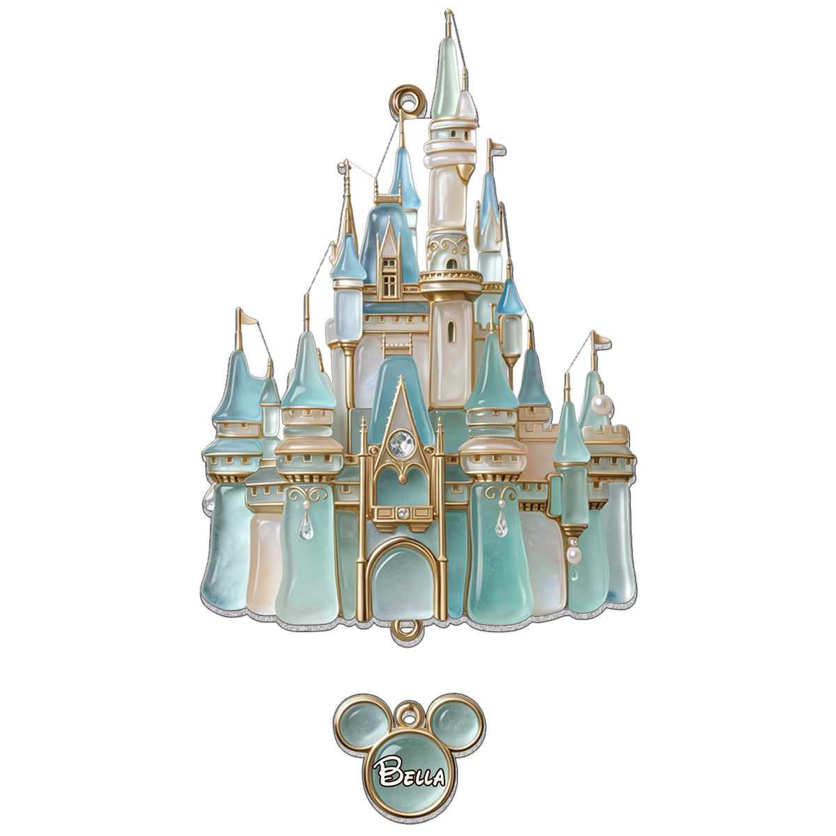Magical Xmas - Personalized Dream Trip Ornament With Charm