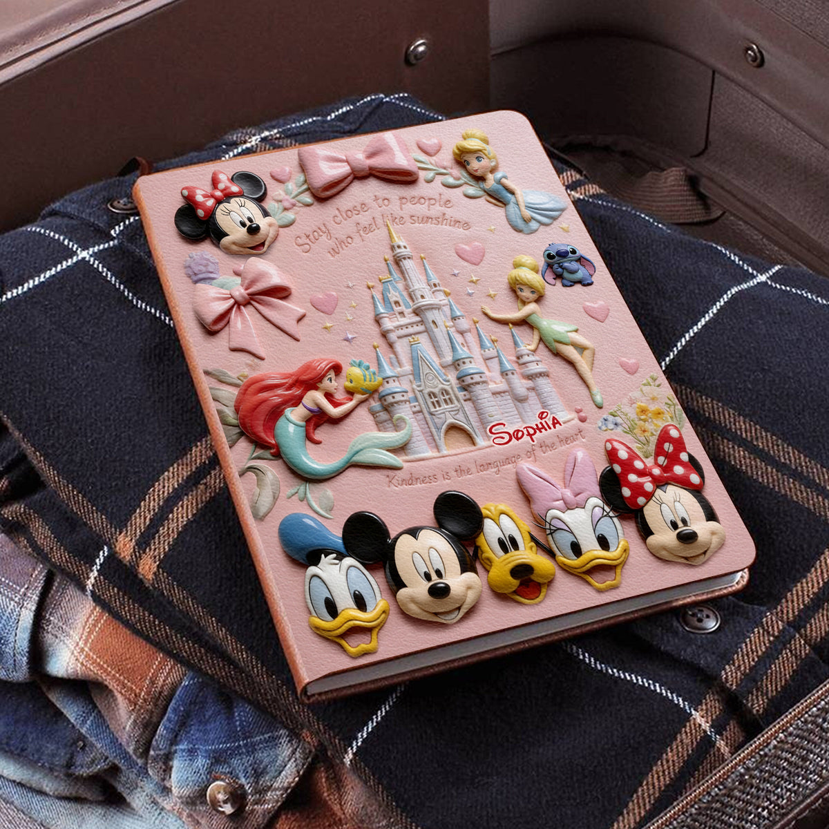 Magical Castle - Personalized Mouse Leather Journal