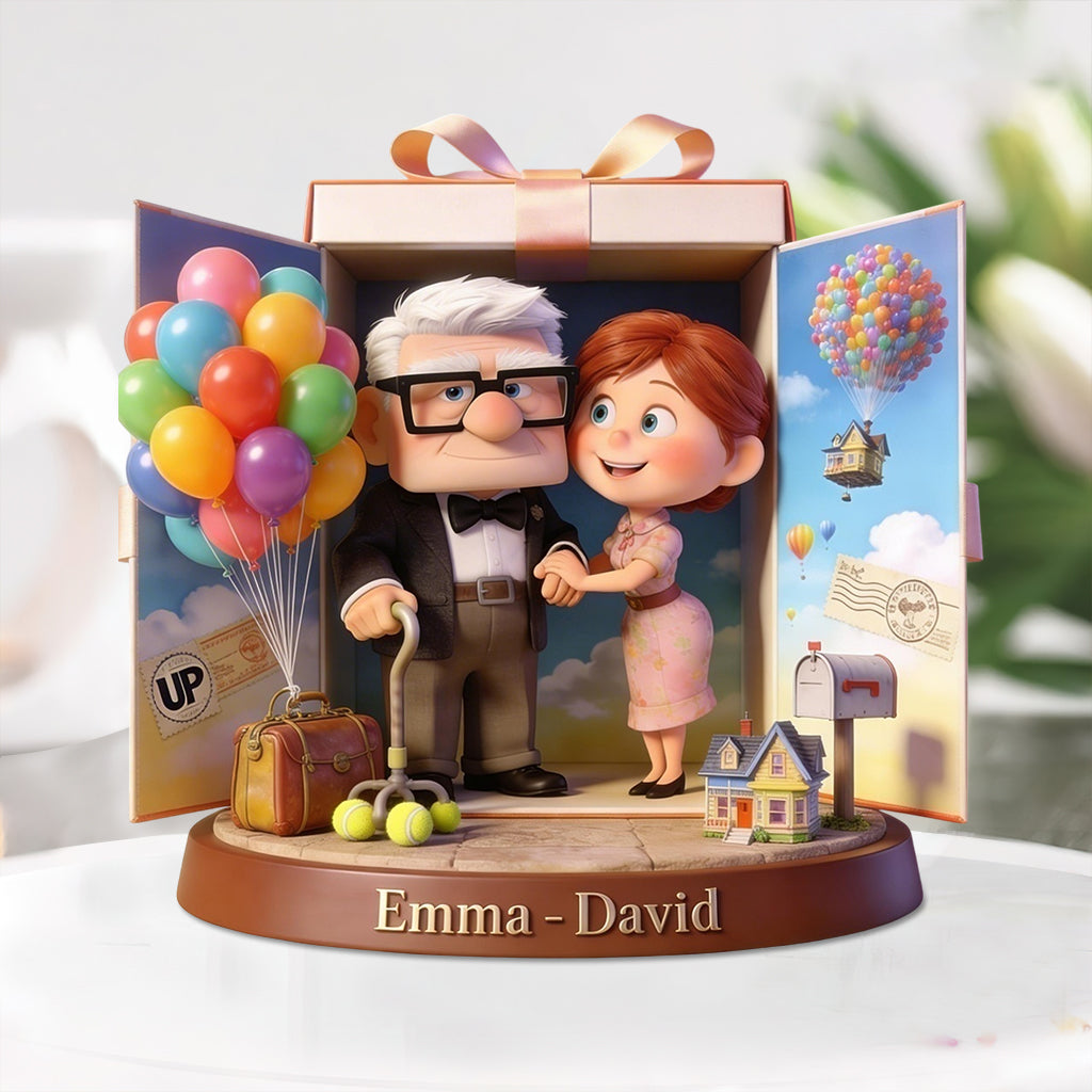 You Are My Greatest Adventure - Personalized Up Movie Couple Custom Shaped Acrylic Plaque